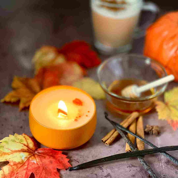 Honey Roasted Pumpkin and Chai Spice Candle - Island Thyme Soap Company