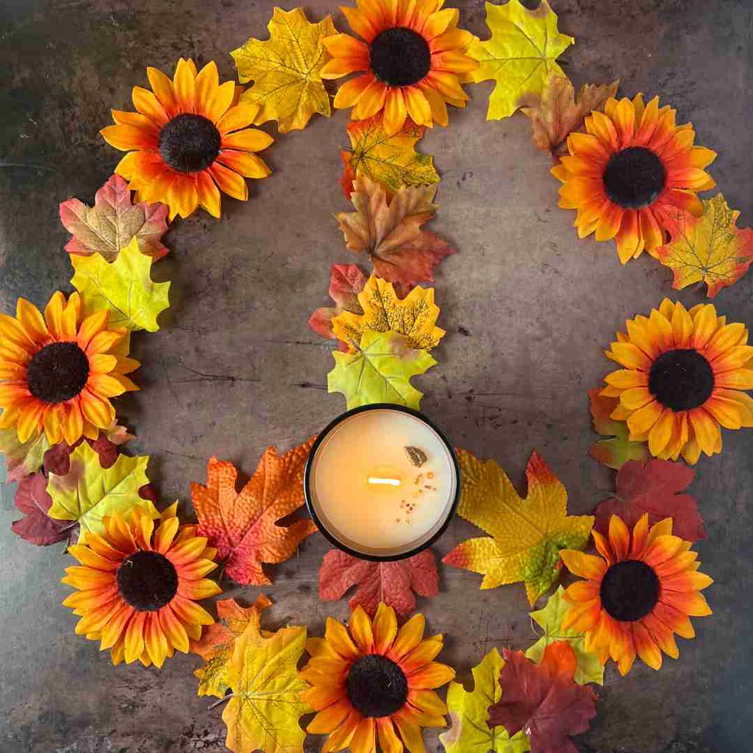 Peace, Love and Pumpkin Spice Candle - Island Thyme Soap Company