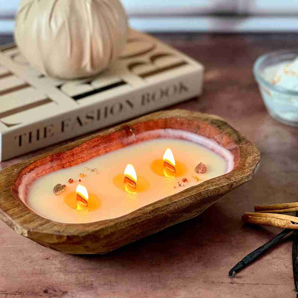 Spiced Vanilla and Sweet Crème Candle - Island Thyme Soap Company
