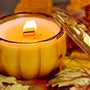 Harvest Collection Glass Pumpkin Vessel