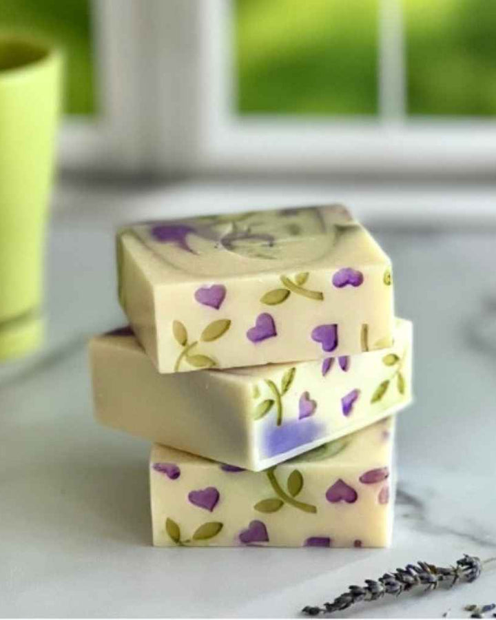 coconut milk soap lavender fields island thyme soap co