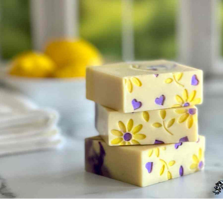 Lemon and Lavender Coconut Milk Soap