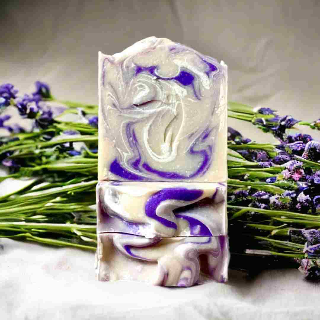 lavender scented gifts - three bars of lavender patchouli soap