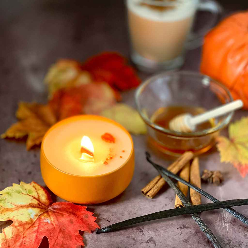 Fall Scented Coconut Wax Candles Island Thyme Soap CO