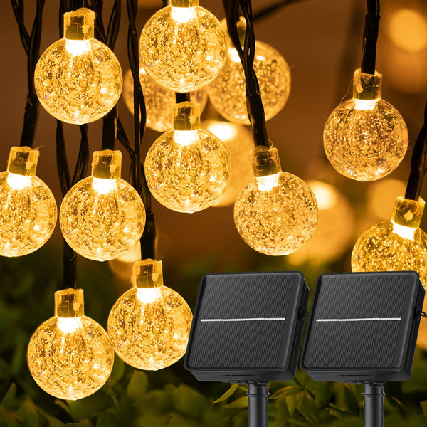 2 - Pack 120 LED 72FT Solar Outdoor Waterproof String Lights - Island Thyme Soap Company