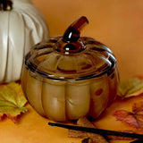 Limited Edition Glass Pumpkin Candle - Honey Roasted Pumpkin & Chai Spice