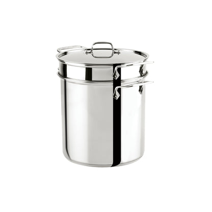 All - Clad 12 Quart Stainless Steel Multi - Pot with Strainer - Island Thyme Soap Company