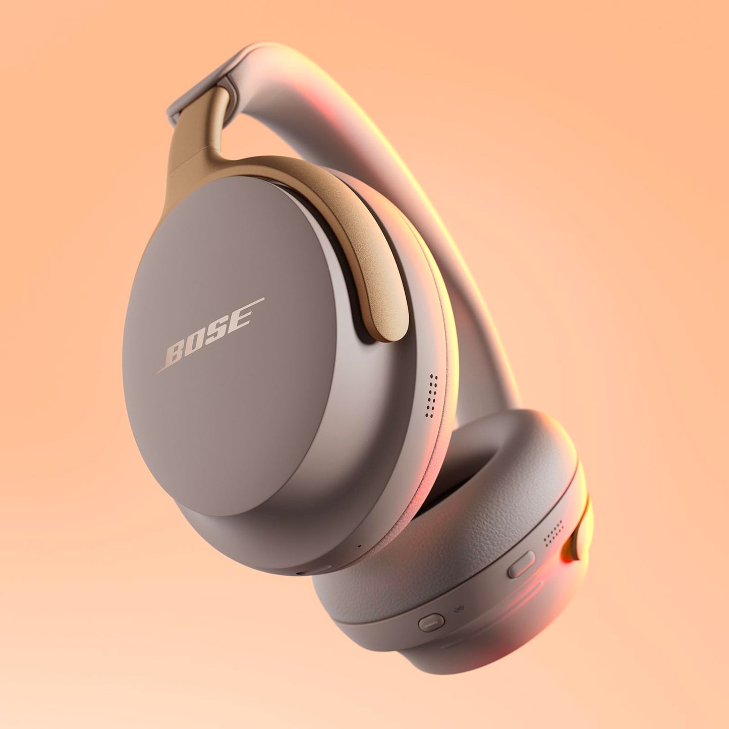 Bose QuietComfort Ultra Wireless Noise Cancelling Headphones with Spatial Audio, Over - the - Ear Headphones with Mic, Up to 24 Hours of Battery Life, Sandstone - Limited Edition Color - Island Thyme Soap Company