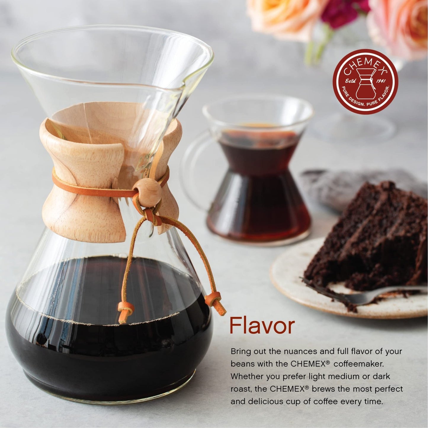 Chemex Pour - Over Glass Coffeemaker - Island Thyme Soap Company