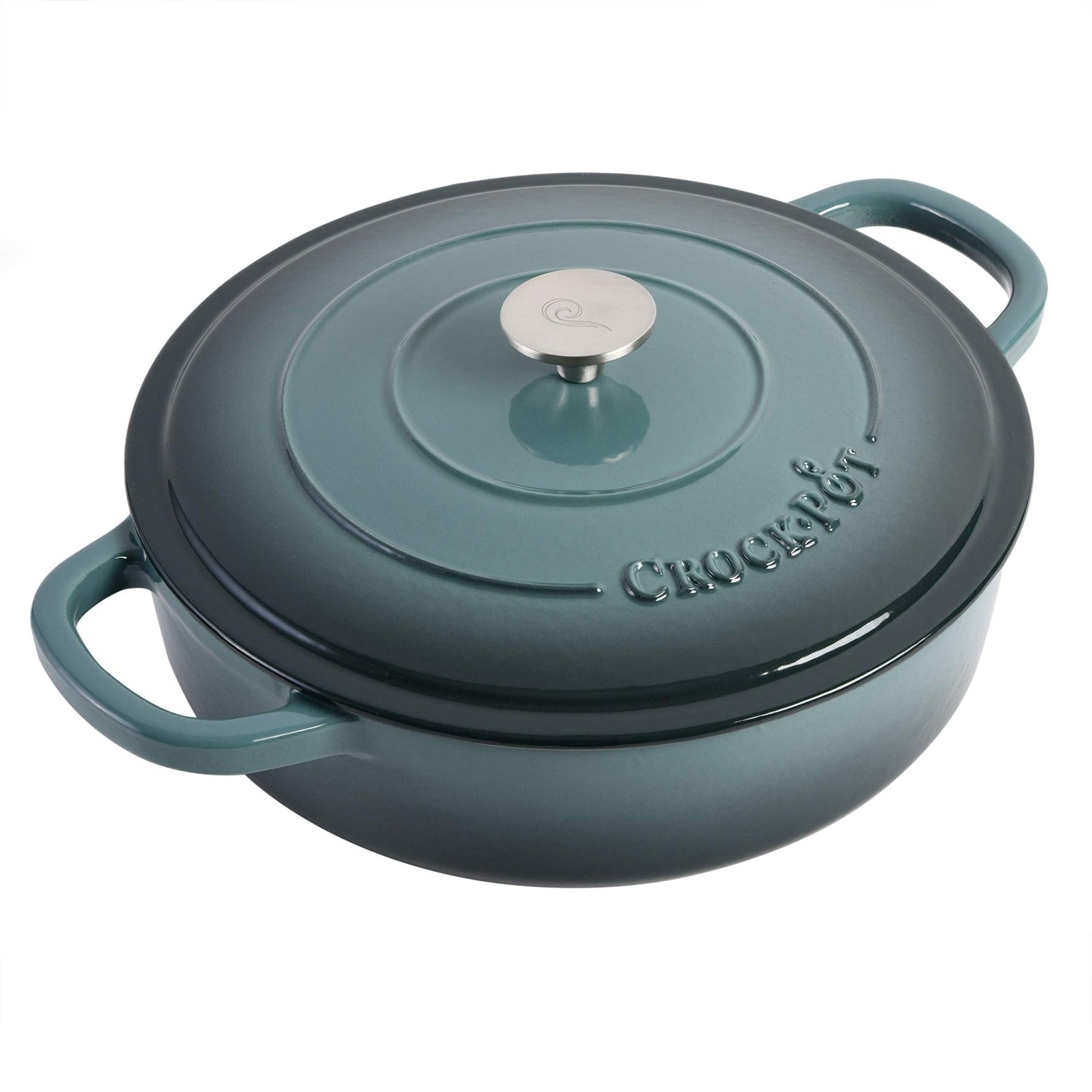 Crock Pot Artisan Enameled Cast Iron Braiser W/Lid - Island Thyme Soap Company