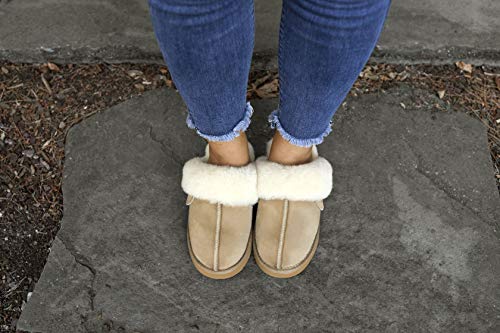 Dearfoams Women's Fireside Sydney Shearling Scuff Slipper - Island Thyme Soap Company