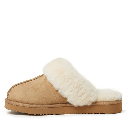 Dearfoams Women's Fireside Sydney Shearling Scuff Slipper - Island Thyme Soap Company