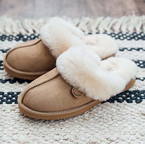 Dearfoams Women's Fireside Sydney Shearling Scuff Slipper - Island Thyme Soap Company