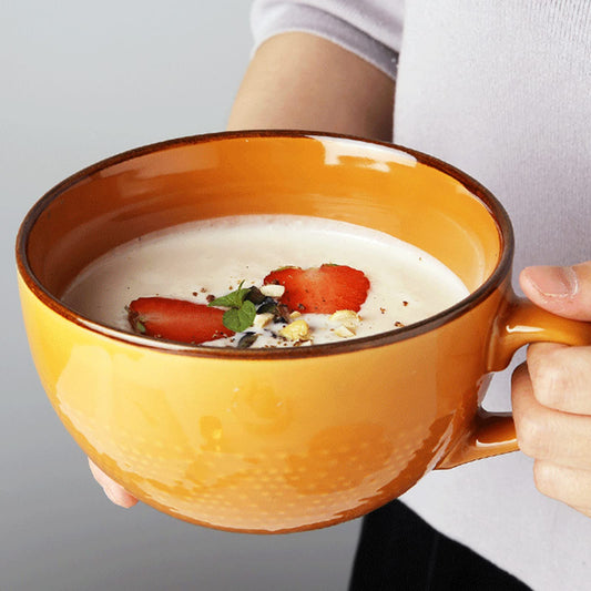 Disoza 24 Ounce Ceramic Soup Mug with Handles - Island Thyme Soap Company