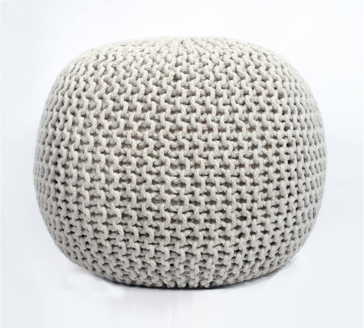 FRELISH DECOR Round Pouf Ottoman - Island Thyme Soap Company