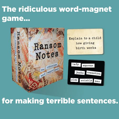 Ransom Notes - The Ridiculous Word Magnet Party Game - Island Thyme Soap Company