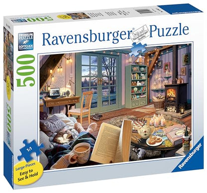 Ravensburger Cozy Retreat 500 Piece Jigsaw Puzzle - Island Thyme Soap Company