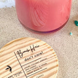 Beach Hair. Don't Care! Intention Candle - Island Thyme Soap Company