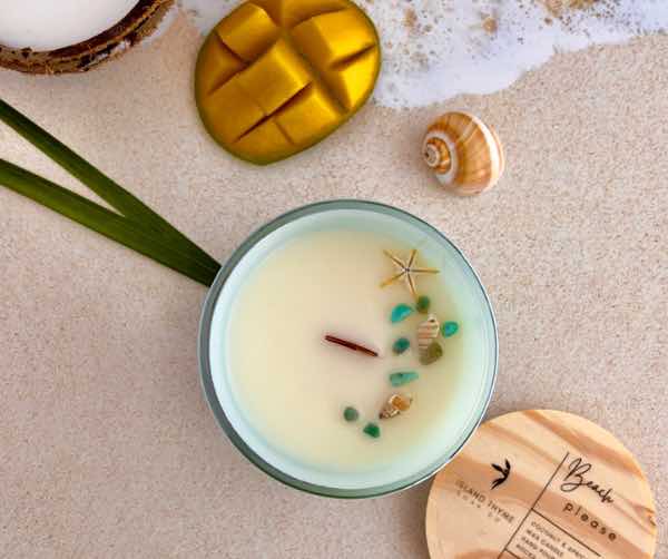 Beach Hair, Don't Care! Intention Candle | Island Thyme Soap Co