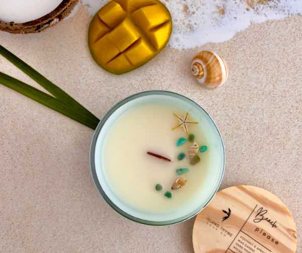 Beach, p l e a s e... Intention Candle - Island Thyme Soap Company