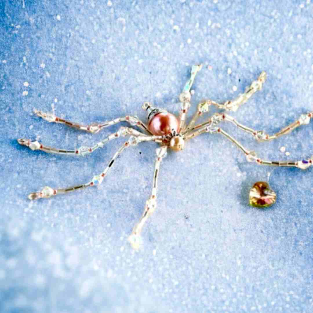 Crystal Christmas Spider Ornament - Island Thyme Soap Company