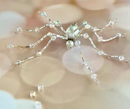 Crystal Christmas Spider Ornament - Island Thyme Soap Company