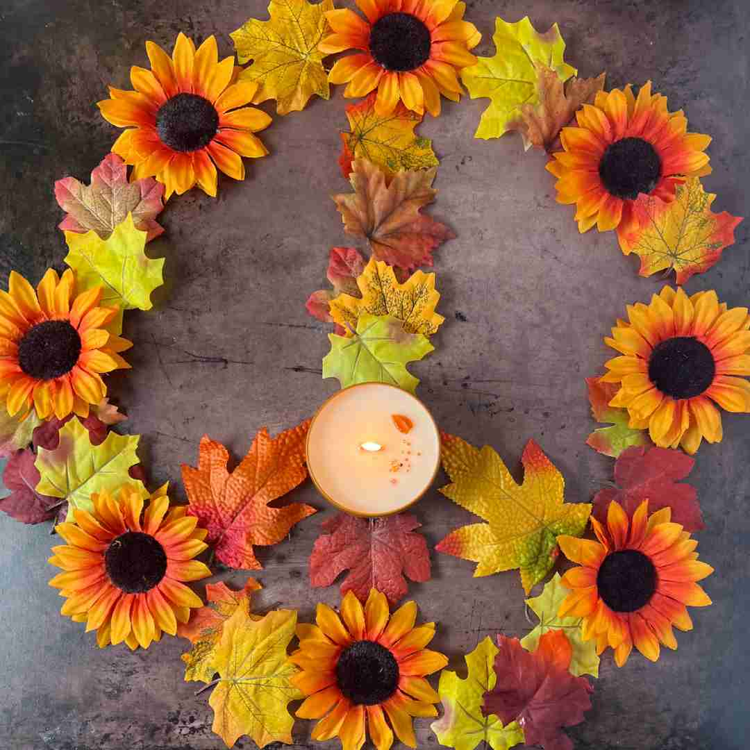 Peace, Love and Pumpkin Spice Candle - Island Thyme Soap Company