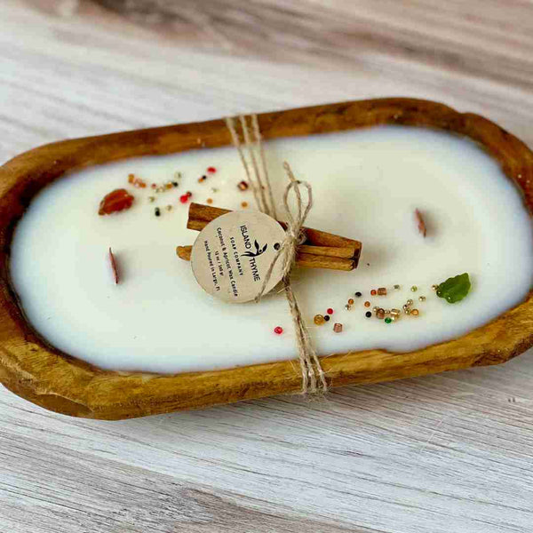 Peace, Love and Pumpkin Spice Candle - Island Thyme Soap Company
