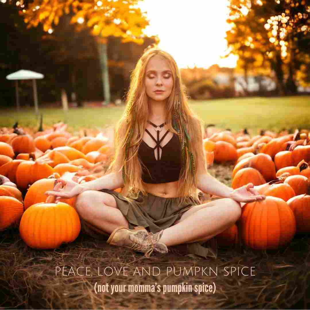 Peace, Love and Pumpkin Spice Candle - Island Thyme Soap Company