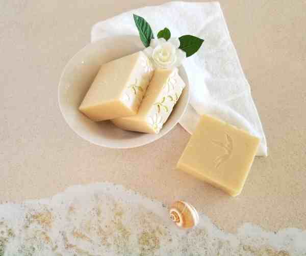 White Gardenia Coconut Milk Soap - Island Thyme Soap Company
